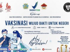 Semangat Kemerdekaan, Balai POM Gorontalo Kolaborasi Laksanakan Vaksinasi, Catat Tempat dan Tanggalnya!