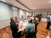 Penuh Kekeluargaan, Koordinator I Jamdatun Kejagung Feri Tas Jalin Komunikasi Strategis Dengan Wamenkumham & Pimpinan DJP