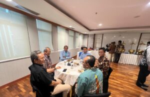 Penuh Kekeluargaan, Koordinator I Jamdatun Kejagung Feri Tas Jalin Komunikasi Strategis Dengan Wamenkumham & Pimpinan DJP