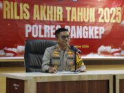 Polres Pangkep Catat Penurunan Kriminalitas 2025, Kejahatan Digital Jadi Tantangan Baru