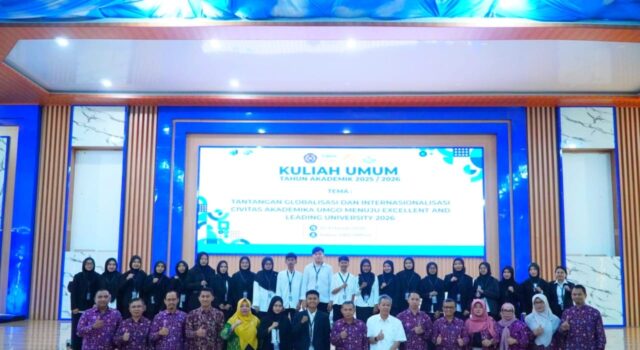 Gelar Kuliah Umum, UMGO Bahas Tantangan Globalisasi Menuju Excellent and Leading University 2026