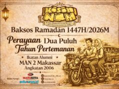 Alumni MAN 2 Model Makassar 2006 Awali “Perayaan Dua Puluh Tahun Pertemanan” dengan Aksi Sosial
