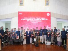 Semen Tonasa Lepas 60 Karyawan Purna Bakti, Apresiasi Dedikasi Puluhan Tahun