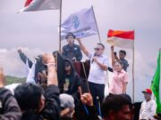 Aksi May Day Kondusif, Bupati Morowali Utara Delis Julkarson Hehi Siap Respons Tuntutan Buruh