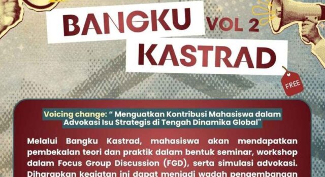Bangku Kostrad Himpunan Mahasiswa Kedokteran Hewan Unhas Resmi Digelar: Muslim Haq Hadir Berikan Materi Advokasi