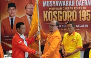Aklamasi, Haris Yasin Limpo Kembali Pimpin Kosgoro 1957 Sulsel