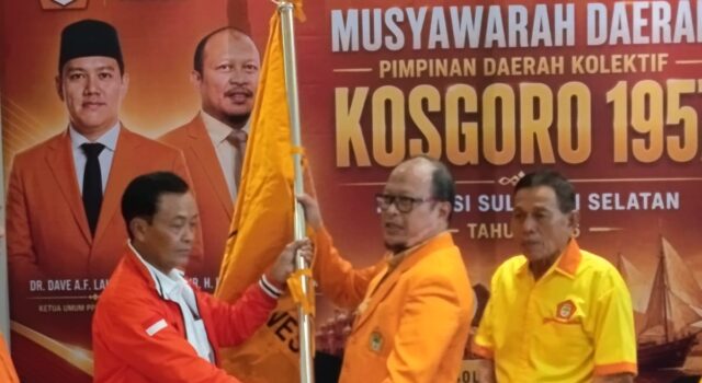 Aklamasi, Haris Yasin Limpo Kembali Pimpin Kosgoro 1957 Sulsel