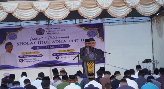 Idul Adha di UMGO Berlangsung Khidmat, 43 Ekor Sapi Dikurbankan