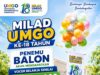 Gelar Sayembara Balon Milad ke-18, UMGO Siapkan Hadiah Voucher 2,5 Juta