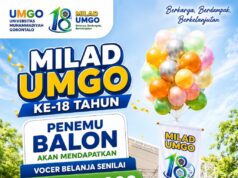 Gelar Sayembara Balon Milad ke-18, UMGO Siapkan Hadiah Voucher 2,5 Juta