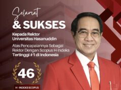 Membanggakan! Rektor Unhas Raih Scopus H-Index Tertinggi di Indonesia, Menguatkan Peran Perguruan Tinggi dalam Mewujudkan Asta Cita