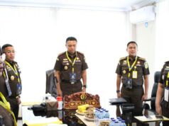 Kajati Jacob Hendrik Pattipeilohy & Wakajati Ferry Tass Bersama PJU Kejati Sulut Ikuti Musrenbang Kejaksaan RI 2026 Via Virtual Zoom