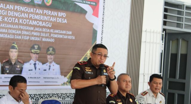 Program Jaga Desa di Kotamobagu: Wakajati Sulut Tegaskan Kejaksaan sebagai Mitra Strategis Pembangunan Desa