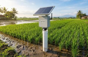 Tim MENENNUNGENG PPK Ormawa UKM KPI Unhas Terapkan Irigasi Pintar Berbasis IoT di Bone
