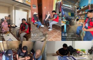Mahasiswa KKN 116 Unhas Perkuat Identitas UMKM Desa Awo melalui Pembuatan Spanduk