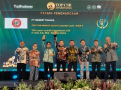 PT Semen Tonasa Raih Top CSR Award 2026 Kategori Corporate Star 5