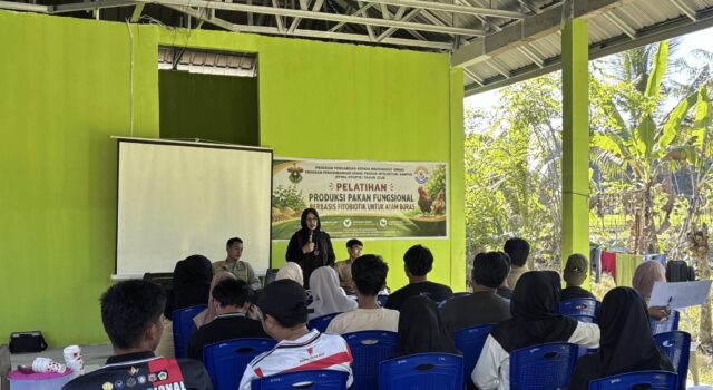 Tim Mannennungeng dan PPMU-PPUPIK Unhas Kenalkan Pakan Fitobiotik kepada Peternak Bone