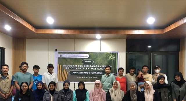 Dosen Unhas Hilirisasi Riset Laminasi Bambu, Dorong Pemanfaatan Limbah Hutan Berkelanjutan