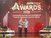 Perkuat Konektivitas Sulsel lewat MYP, Andi Sudirman Sulaiman Raih detiktimur Awards 2026