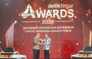 Perkuat Konektivitas Sulsel lewat MYP, Andi Sudirman Sulaiman Raih detiktimur Awards 2026