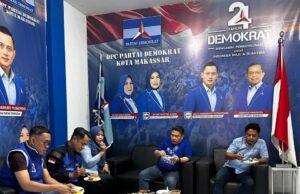 Andi Muzakkir Aqil Tinjau Kantor Demokrat Makassar, Sekretariat Akan Dibuat Lebih Representatif