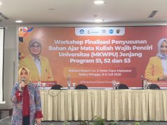 Buka Workshop Finalisasi Bahan Ajar MKWPU, Prof Andi Aslinda Dorong Penguatan Identitas Lulusan UNM