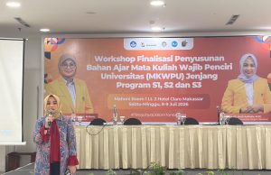 Buka Workshop Finalisasi Bahan Ajar MKWPU, Prof Andi Aslinda Dorong Penguatan Identitas Lulusan UNM