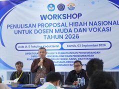UMGO Tuan Rumah Workshop Hibah Nasional, Dosen Muda Didorong Kompetitif