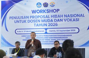 UMGO Tuan Rumah Workshop Hibah Nasional, Dosen Muda Didorong Kompetitif