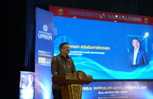 Hadir di Unhas, Menteri UMKM Maman Abdurahman Tekankan Pentingnya Wirausaha Berdampak