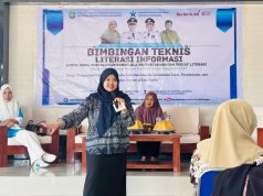 Ketua PWI Pangkep Sakinah Fitrianti Bekali Pegiat Literasi Cara Menganalisis Sumber Informasi