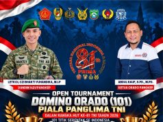 Turnamen Domino Piala Panglima TNI Digelar di Pangkep, Pendaftaran Gratis dan Hadiah Rp10 Juta