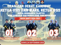Tiga Paslon Adu Gagasan, Pilketos SMAN 3 Pangkep Jadi Ajang Pendidikan Demokrasi