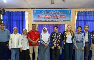 Rotary Club Ujung Pandang Sosialisasikan Youth Exchange Program di SMAN 5 Gowa