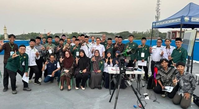 LDII Sulsel Perdalam Ilmu Rukyatul Hilal, dari Teori hingga Praktik Teleskop di BMKG Makassar