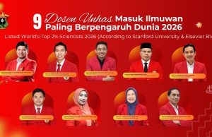 Sembilan Ilmuwan Unhas Masuk Daftar Peneliti Berpengaruh Dunia 2026