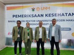 Tujuh Bakal Calon Rektor UNM Jalani Tes Kesehatan di RS Unhas