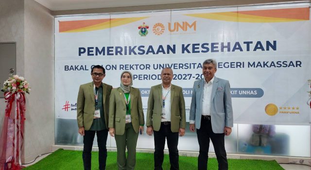Tujuh Bakal Calon Rektor UNM Jalani Tes Kesehatan di RS Unhas