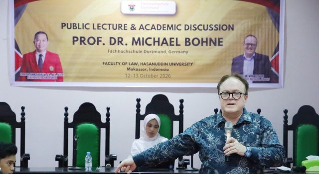 FH Unhas Hadirkan Dua Profesor dari Jerman, Bahas Tantangan Hukum AI dan Perlindungan Data Pribadi