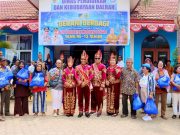 HUT Ke-13 Morowali Utara, Bupati Delis Serahkan Bantuan Sosial dan Terima Hibah Pemprov