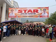 Jalan Santai HUT Ke-13 Morowali Utara, Bupati Delis Ajak Warga Rawat Kebersamaan
