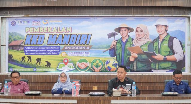 UMGO Gerakkan Mahasiswa Wujudkan Bank Sampah Kampus melalui KKD Mandiri